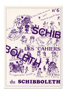 Les Cahiers du Schibboleth n°6
